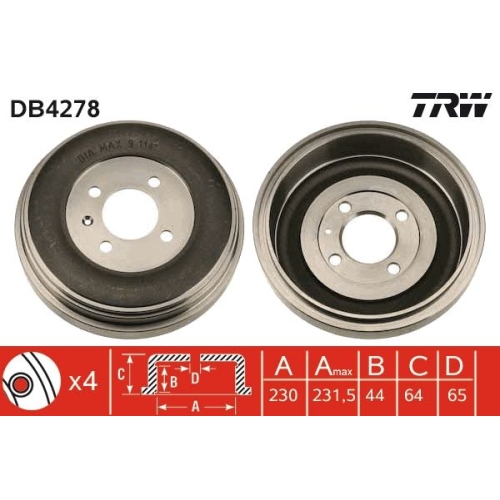 TRW Bremstrommel