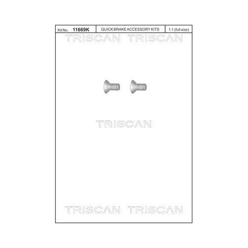 TRISCAN Schraubensatz, Bremsscheibe