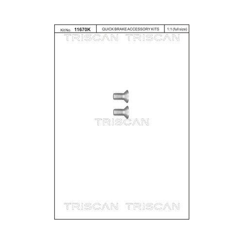 TRISCAN Schraubensatz, Bremsscheibe