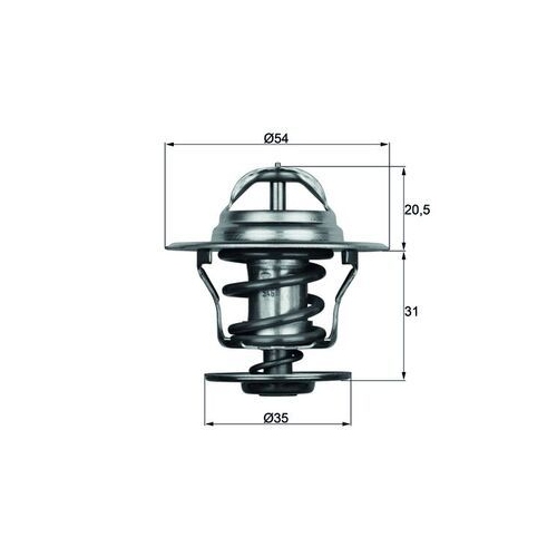 MAHLE Thermostat, Kühlmittel BEHR