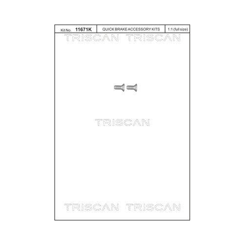 TRISCAN Schraubensatz, Bremsscheibe