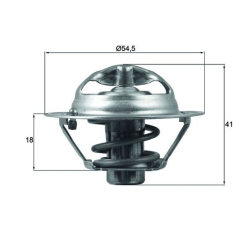 MAHLE Thermostat, Kühlmittel BEHR