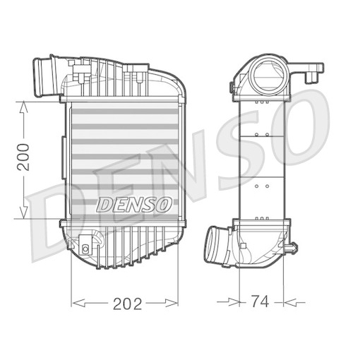 DENSO Ladeluftkühler