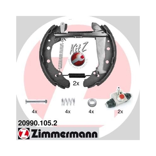 ZIMMERMANN Bremsbackensatz KIT Z