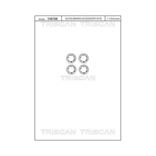 TRISCAN Schraubensatz, Bremsscheibe