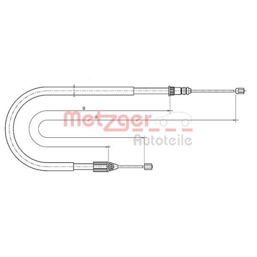 METZGER Seilzug, Feststellbremse