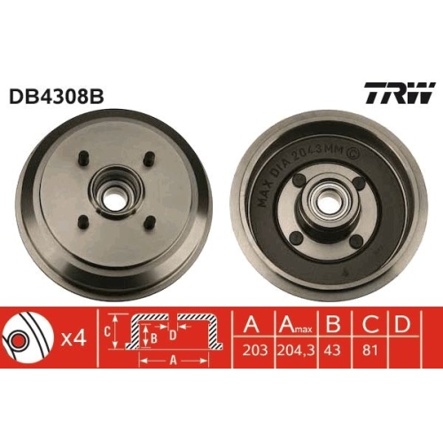 TRW Bremstrommel