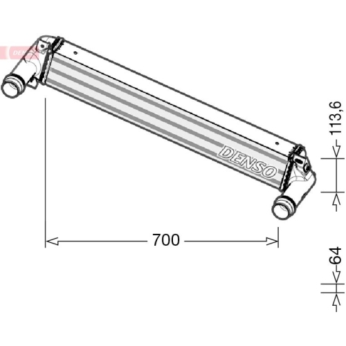 DENSO Ladeluftkühler