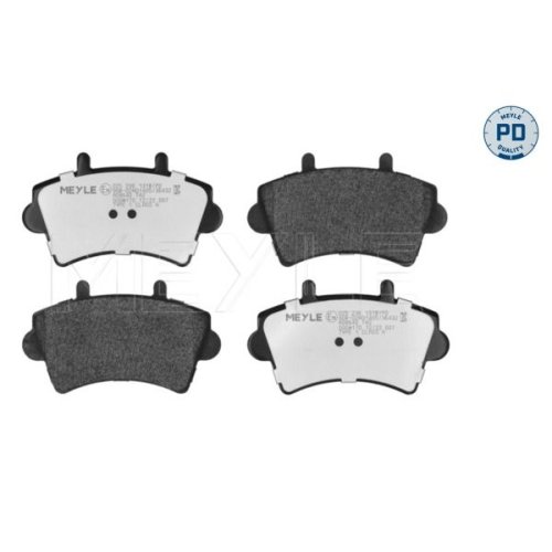 MEYLE Bremsbelagsatz, Scheibenbremse MEYLE-PD: Advanced performance and design.