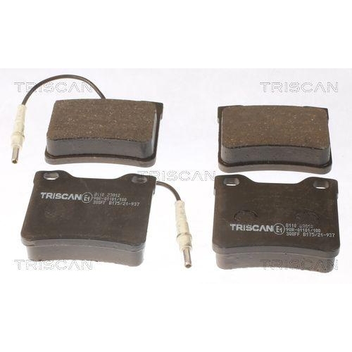 TRISCAN Bremsbelagsatz, Scheibenbremse