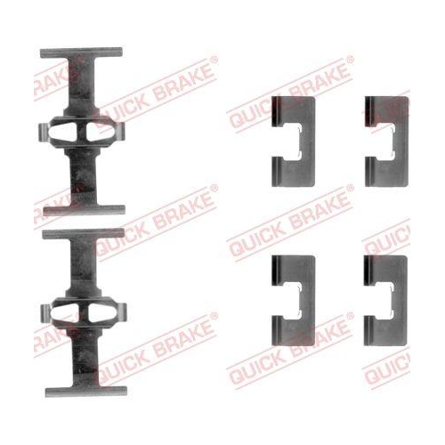 QUICK BRAKE Zubeh&ouml;rsatz, Scheibenbremsbelag