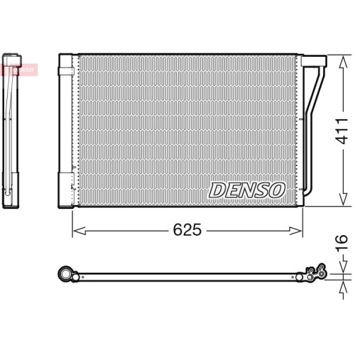 DENSO Kondensator, Klimaanlage