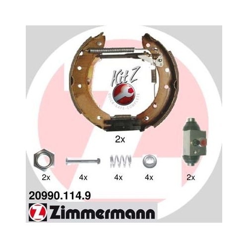 ZIMMERMANN Bremsbackensatz KIT Z