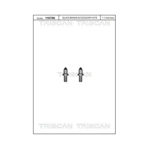 TRISCAN Schraubensatz, Bremsscheibe