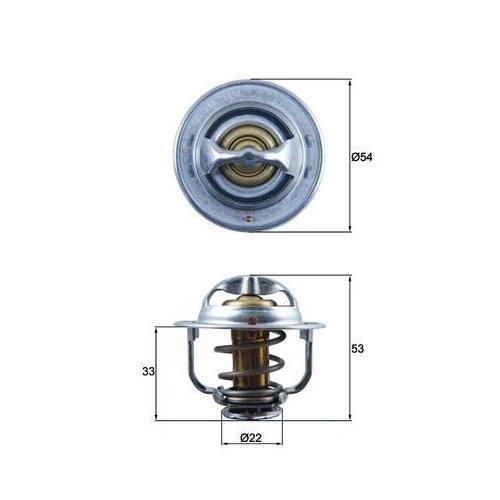 MAHLE Thermostat, Kühlmittel BEHR