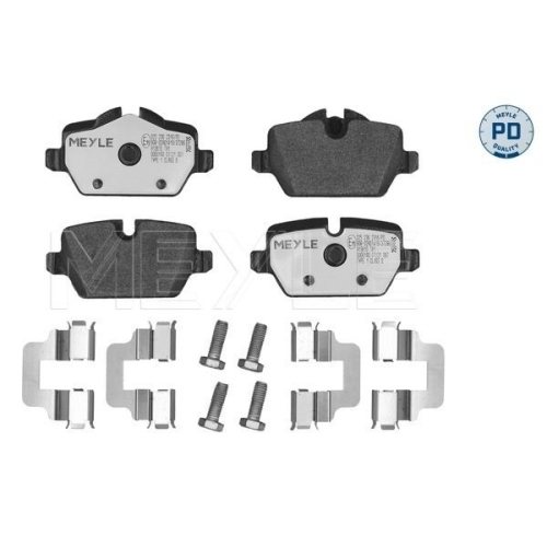 MEYLE Bremsbelagsatz, Scheibenbremse MEYLE-PD: Advanced performance and design.