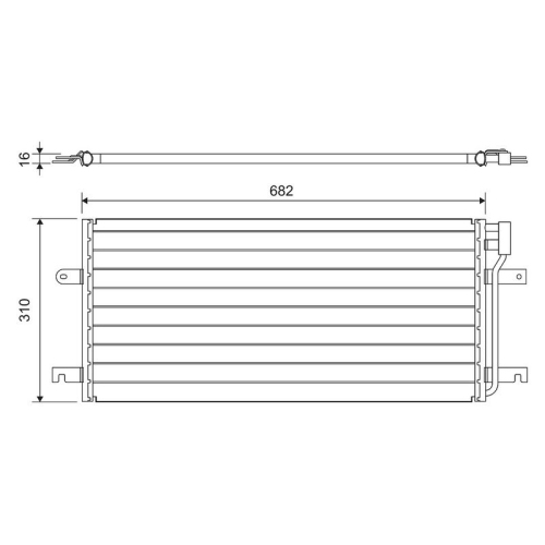 VALEO Kondensator, Klimaanlage