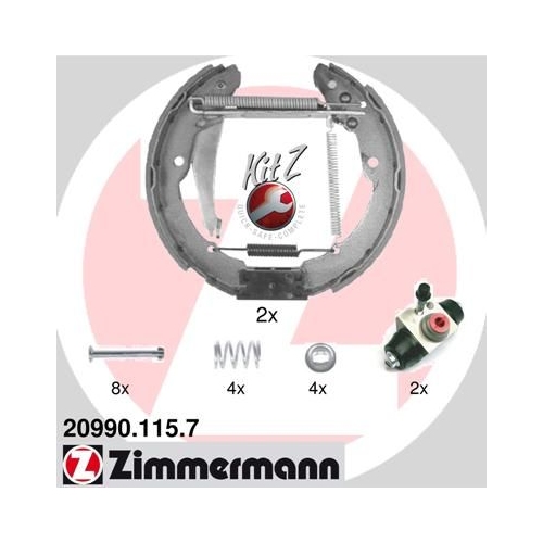 ZIMMERMANN Bremsbackensatz KIT Z