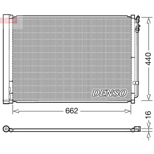 DENSO Kondensator, Klimaanlage