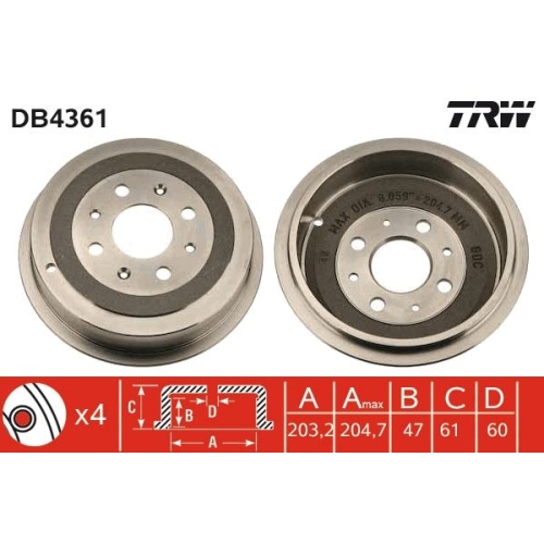 TRW Bremstrommel