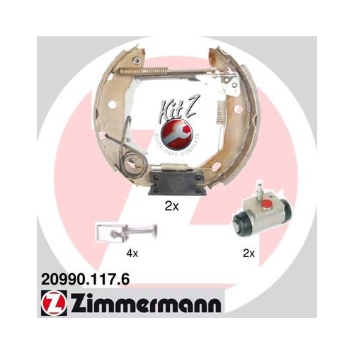 ZIMMERMANN Bremsbackensatz KIT Z