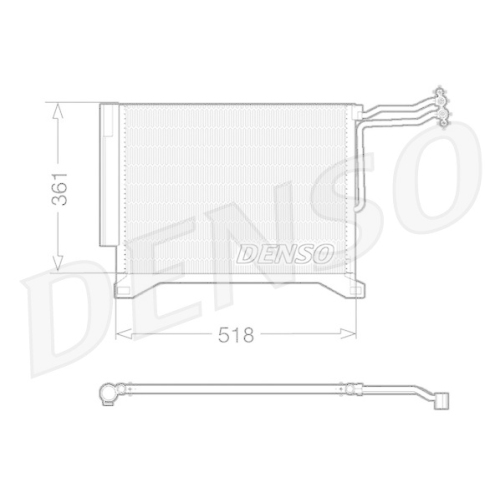 DENSO Kondensator, Klimaanlage