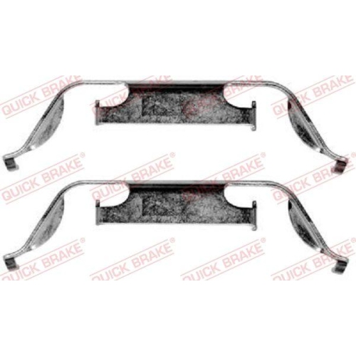 QUICK BRAKE Zubeh&ouml;rsatz, Scheibenbremsbelag