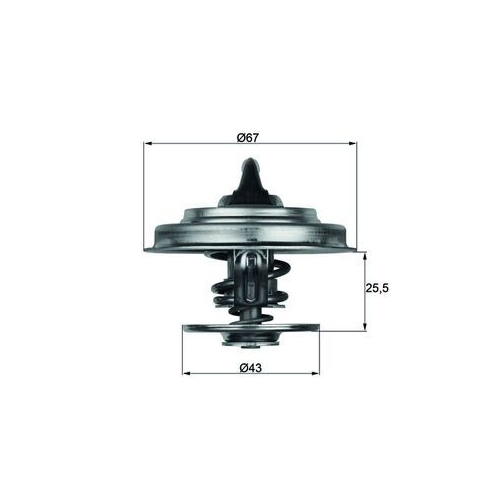 MAHLE Thermostat, Kühlmittel BEHR