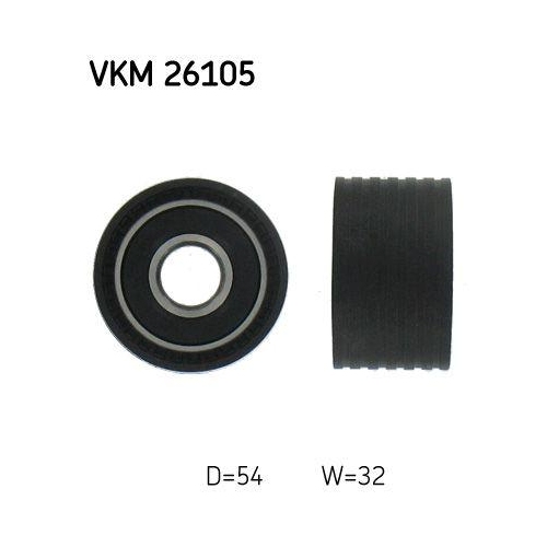 SKF Umlenk-/Führungsrolle, Zahnriemen