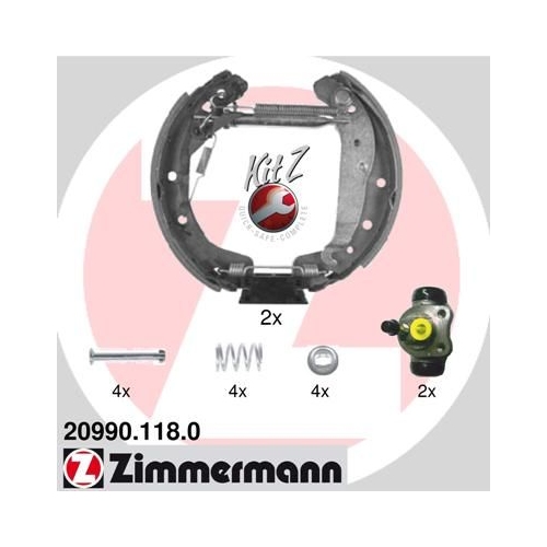 ZIMMERMANN Bremsbackensatz KIT Z