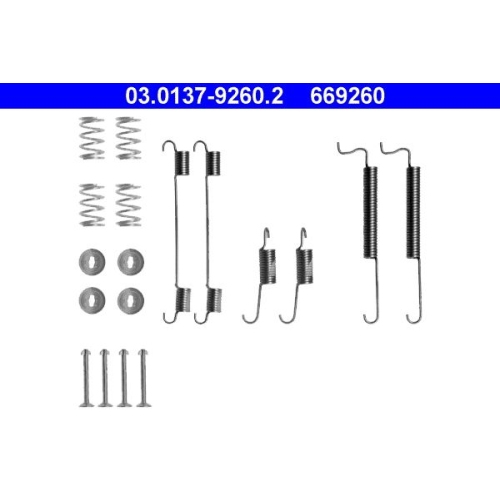 ATE Zubehörsatz, Bremsbacken