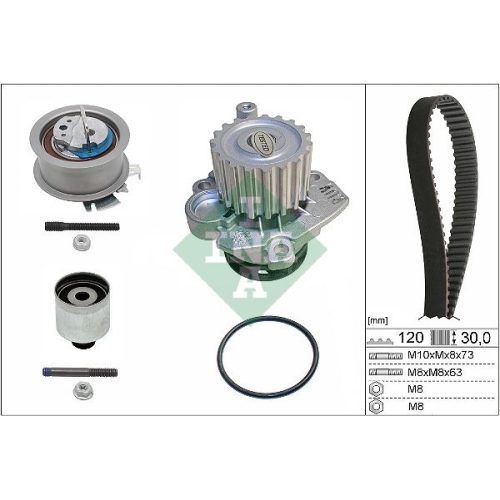 Schaeffler INA Wasserpumpe + Zahnriemensatz