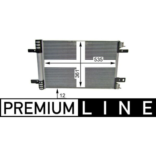 MAHLE Kondensator, Klimaanlage BEHR *** PREMIUM LINE ***