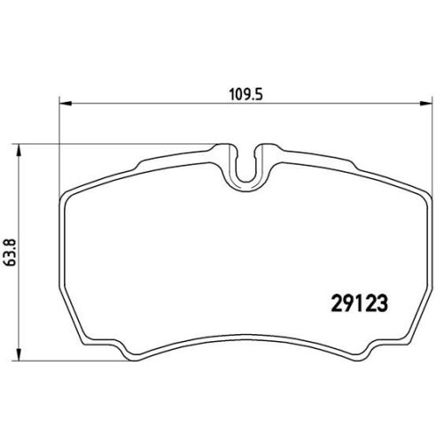 BREMBO Bremsbelagsatz, Scheibenbremse PRIME LINE