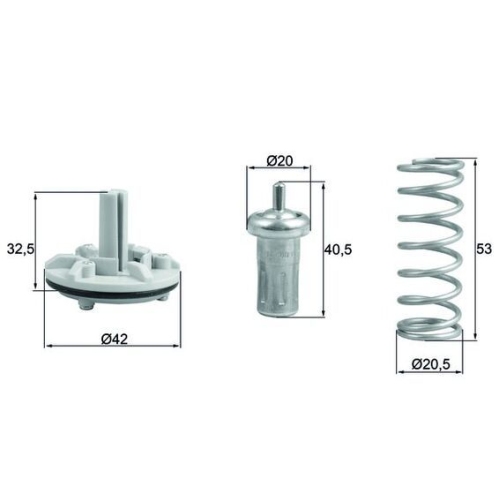 MAHLE Thermostat, Kühlmittel BEHR