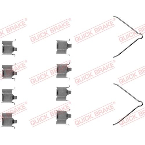 QUICK BRAKE Zubehörsatz, Scheibenbremsbelag
