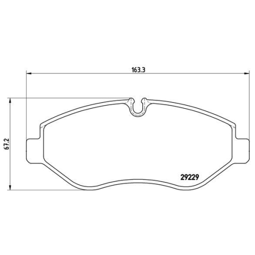 BREMBO Bremsbelagsatz, Scheibenbremse PRIME LINE