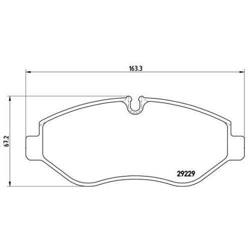 BREMBO Bremsbelagsatz, Scheibenbremse PRIME LINE