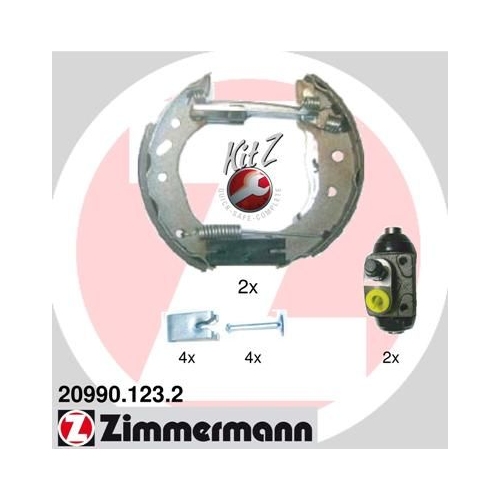 ZIMMERMANN Bremsbackensatz KIT Z