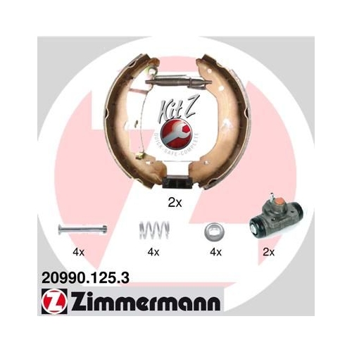 ZIMMERMANN Bremsbackensatz KIT Z