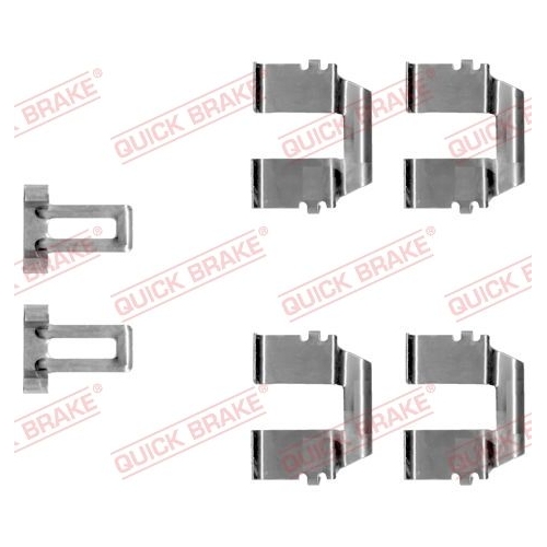 QUICK BRAKE Zubehörsatz, Scheibenbremsbelag