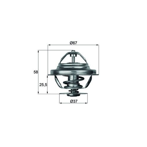 MAHLE Thermostat, Kühlmittel BEHR