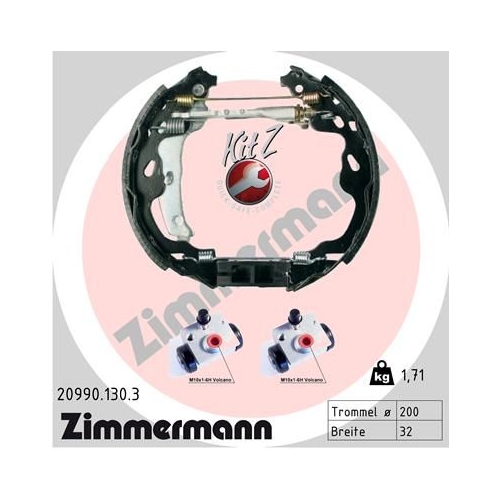 ZIMMERMANN Bremsbackensatz KIT Z