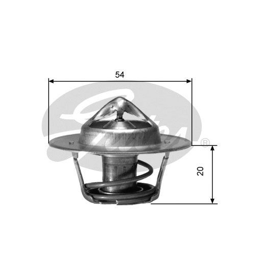 GATES Thermostat, Kühlmittel