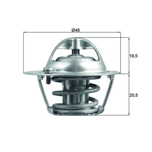 MAHLE Thermostat, Kühlmittel BEHR