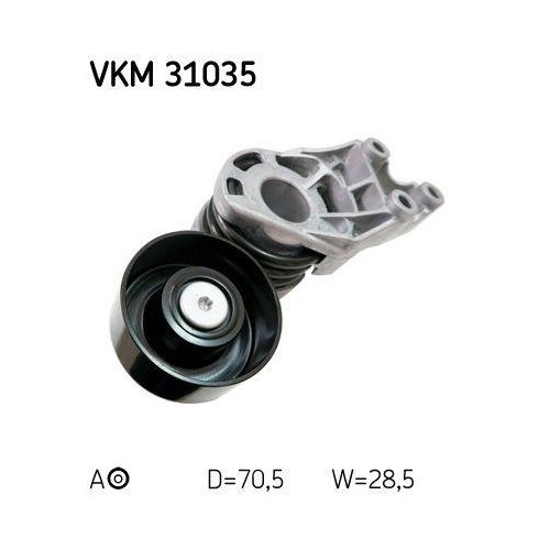 SKF Riemenspanner, Keilrippenriemen