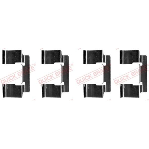 QUICK BRAKE Zubeh&ouml;rsatz, Scheibenbremsbelag