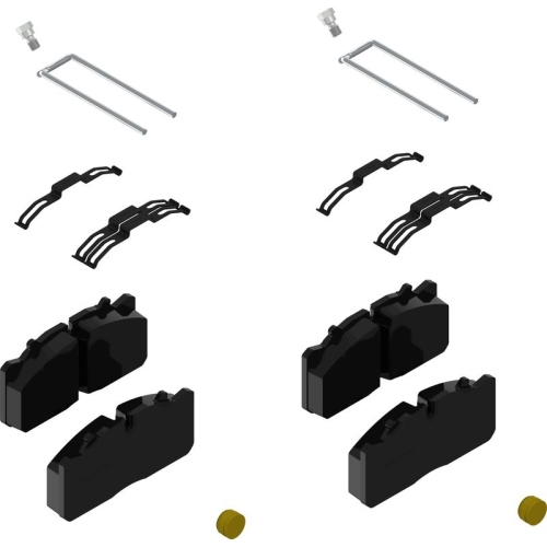 WABCO Bremsbelagsatz, Scheibenbremse