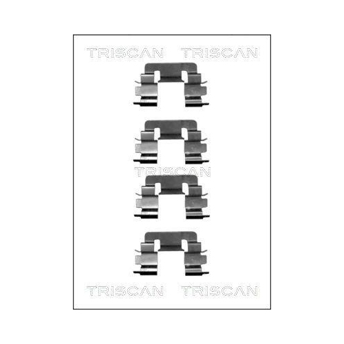 TRISCAN Zubehörsatz, Scheibenbremsbelag