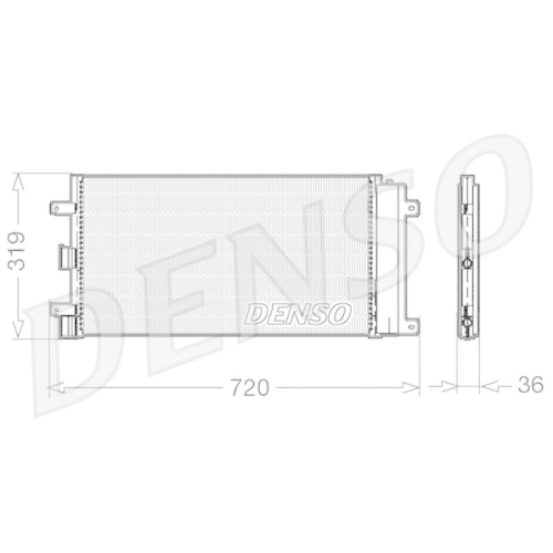DENSO Kondensator, Klimaanlage